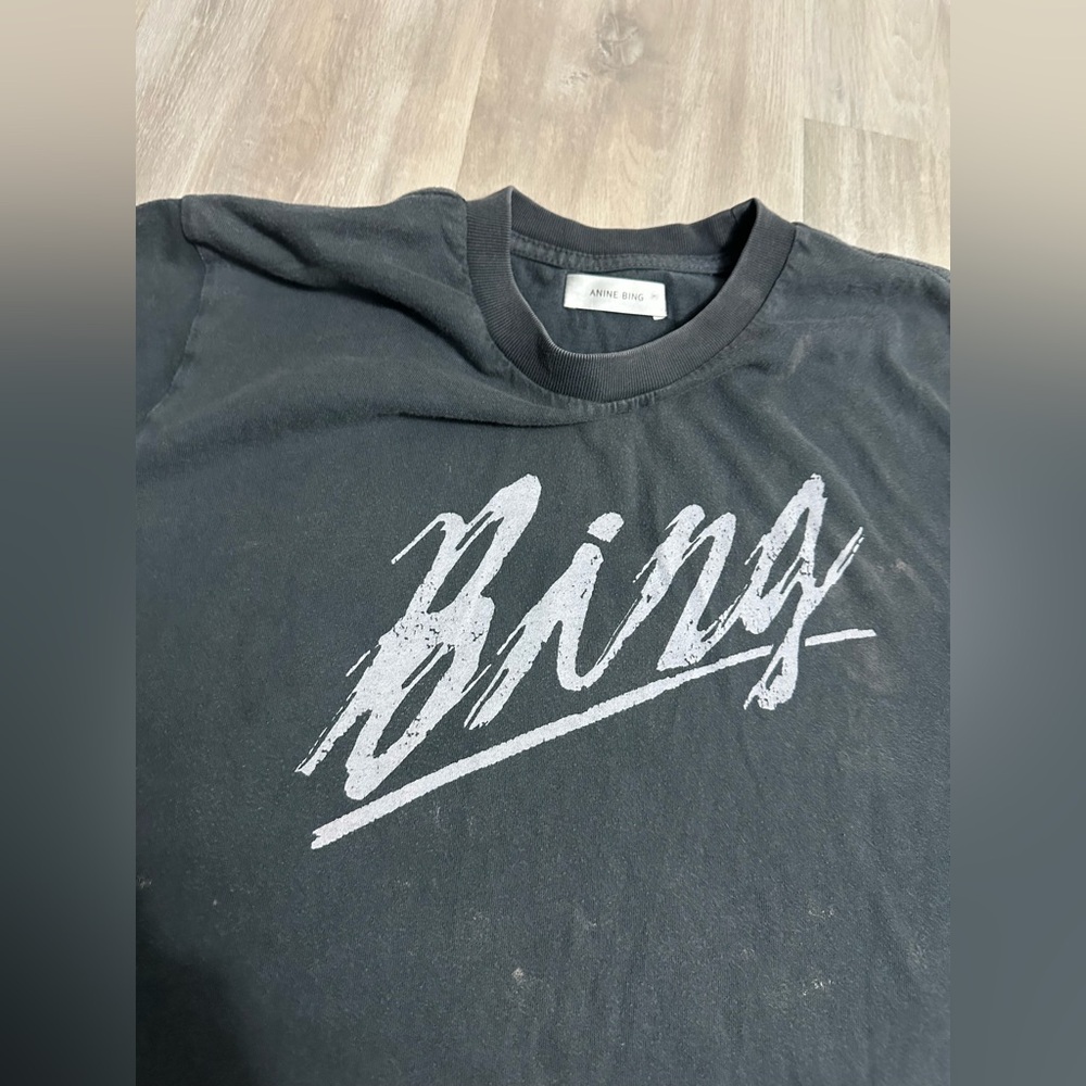 Anine Bing Washed Effect Oversized Tshirt - image 3
